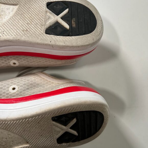 Rare Converse Chuck Taylor All Star Remix Women's 11 White Red - Picture 8 of 11